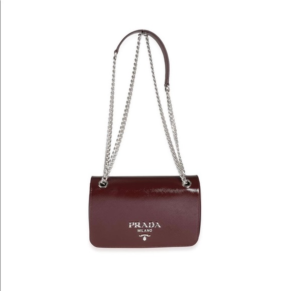 PRADA pattina in pelle saffiano vernice bag - Picture 8 of 8